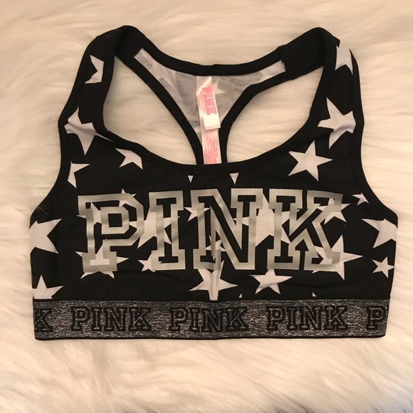PINK Victoria's Secret Other - VS PINK LOGO HERITAGE CROP BRALETTE